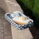 preview thumbnail 19 of 33, Butler Selena Blue & White Rattan Bar Cart