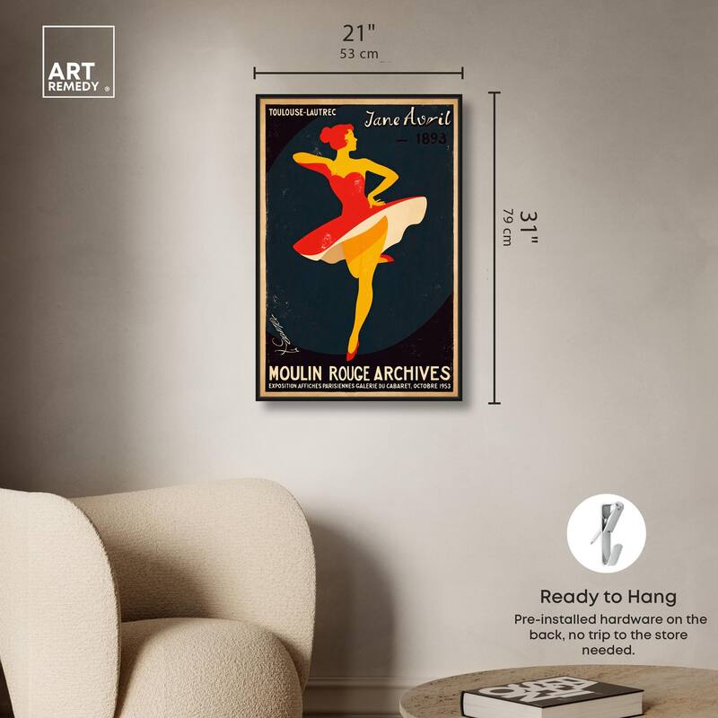 Moulin Rouge Canvas by Art Remedy