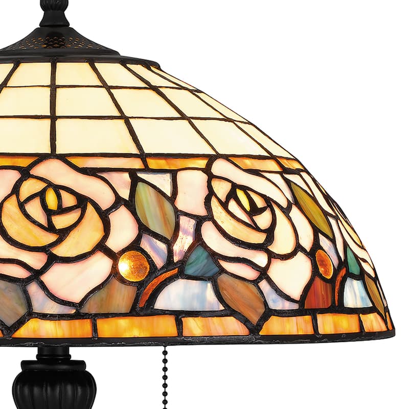 Betty 2-Light Matte Black Table Lamp