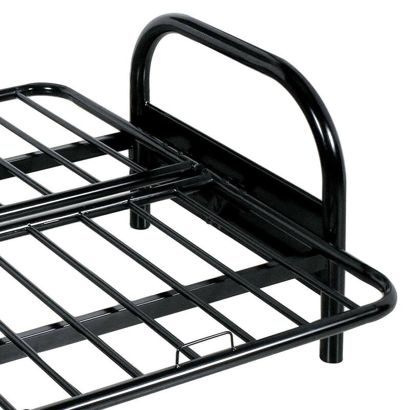 Black Adjustable Metal Futon Frame with Modern Design