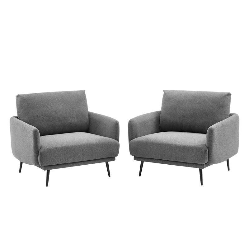Karaka 37.5"W Oversized Armchair Leisure Sofa Accent Chair (Set of 2)