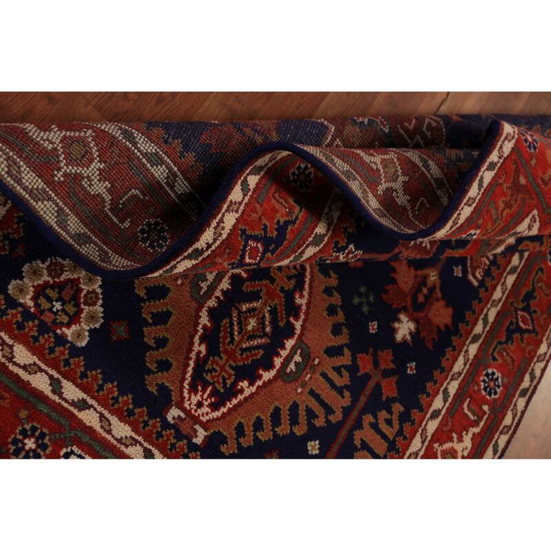 Orange Khottan Oriental Accent Rug Hand-Knotted Wool Carpet - 4'1"x 5'10"