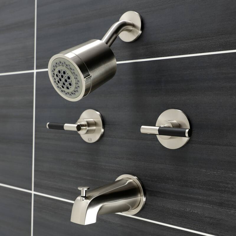 Kingston Brass Kaiser Two-Handle Tub and Shower Faucet