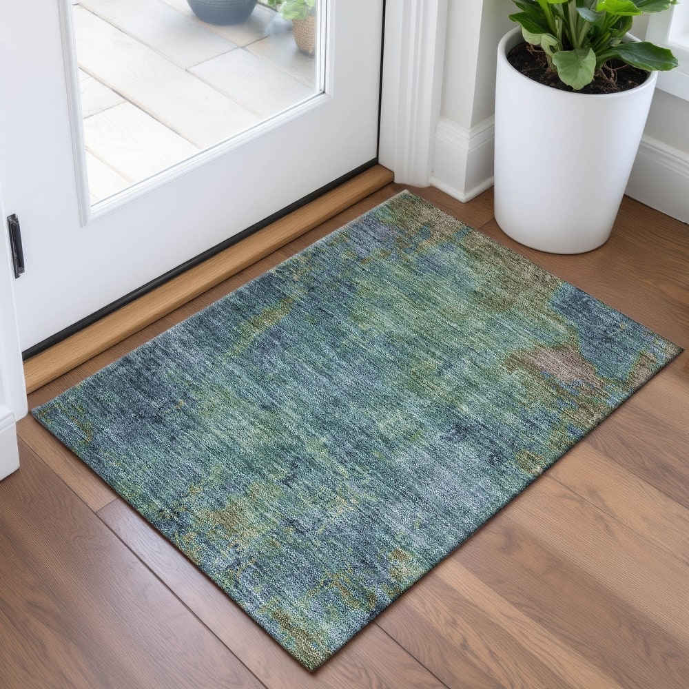 Premium Washable Super Soft Solid Ombre Mayfield Rug