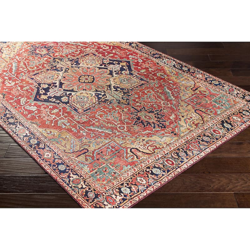 Livabliss Iris Persian Medallion Printed Area Rug