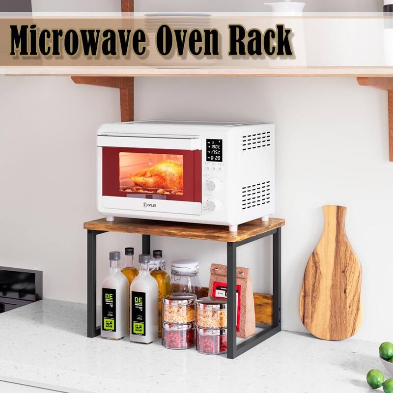 Kitchen Countertop Organizer Cabinet Shelf - 12.4"D x 17"W x 12"H