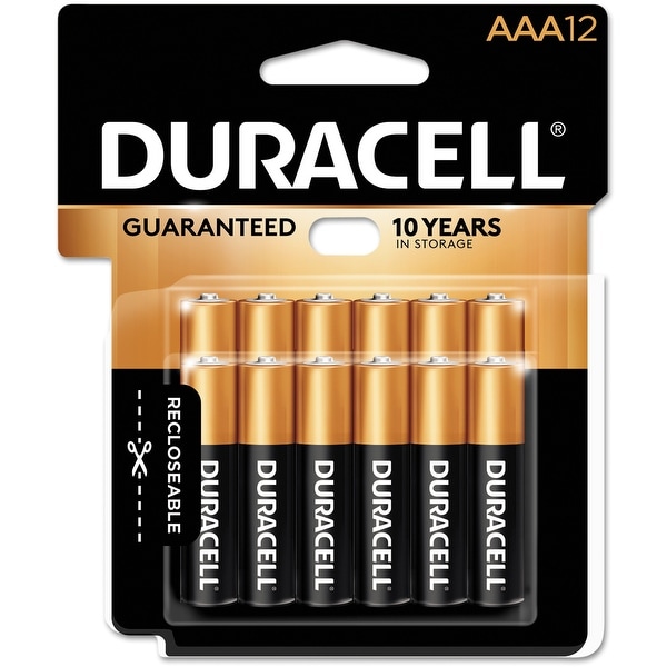 Duracell Coppertop Alkaline Batteries Aaa 12/Pkg-Aaa