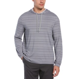 Pga Tour Mens Abstract Textured Full Zip Fleece Golf Vest Gray Size X Large main image 1