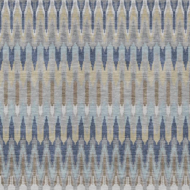 HomeRoots Southwestern Transitional Rectangle Outdoor Rug