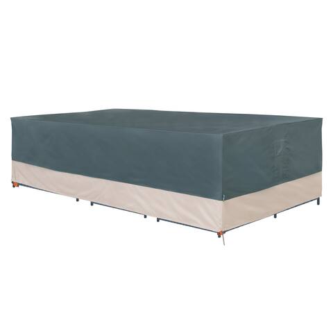 Modern Leisure Renaissance Ultralite Outdoor General Purpose Patio Furniture Cover, 140"L x 70"W x 35"H, Gray