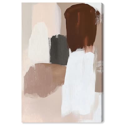 Veiled Browns Canvas by Art Remedy, Gallery Wrapped