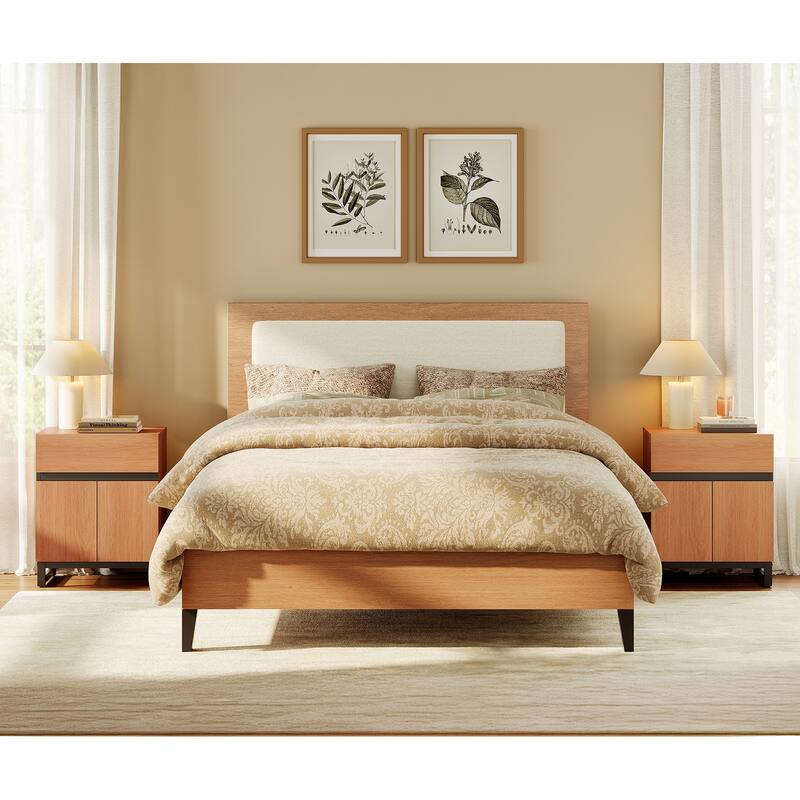 WAMPAT TV Stand and End Table Set of 3