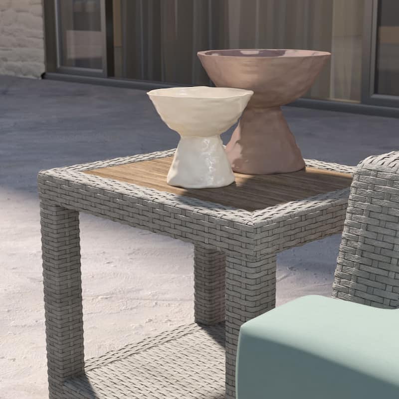 Portofino Comfort 5 Piece Sunbrella Outdoor Patio Motion Seating Set