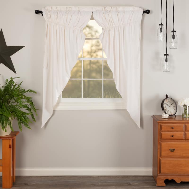 Simple Life Flax Short Prairie Panel Set - Prairie Panel 63x36 - Prairie Panel 63x36
