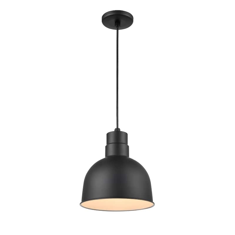 Millennium Lighting R Series 10" Cord Hung Deep Bowl Shade in Satin Black