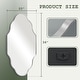 preview thumbnail 7 of 38, Irregular Accent Mirror Scalloped Wall Mirror