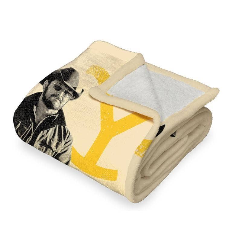 Paramount Yellowstone Silk Touch Sherpa Throw Blanket