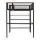preview thumbnail 6 of 25, Creative Structure Twin Size Metal Loft Bed Kids Bed with 4-Tier Shelves and Storage, Black