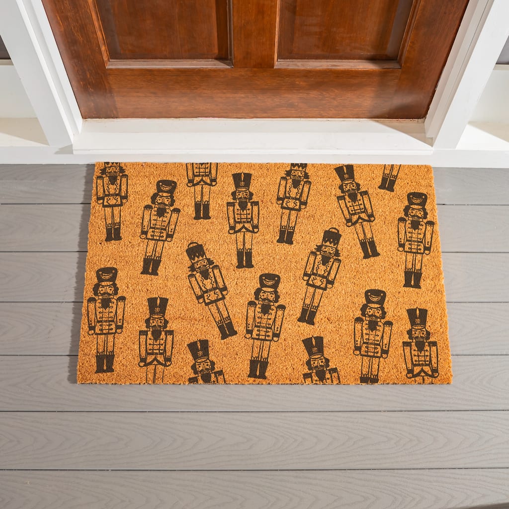 Nutcracker Coir Door Mat - 36" x 24"