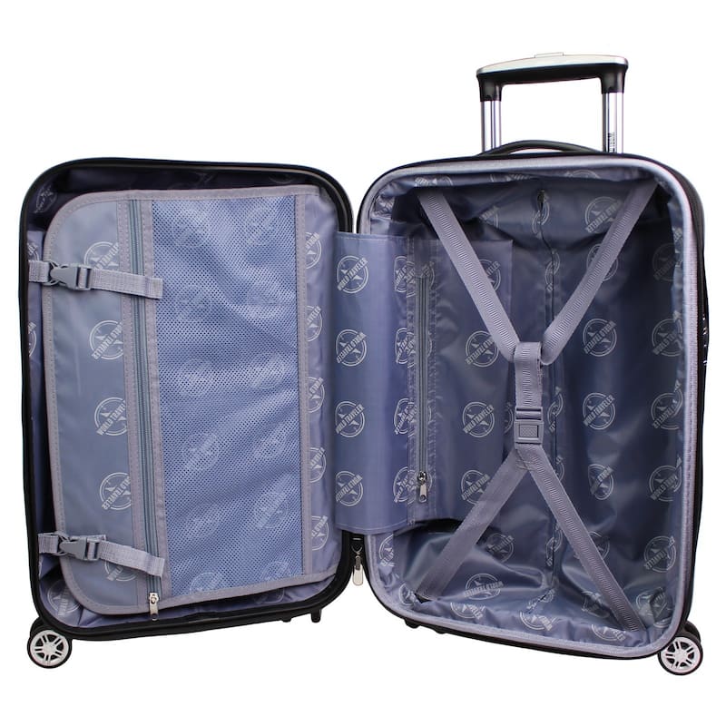 World Traveler 20" Spinner Carry-On Lightweight Airline Approved