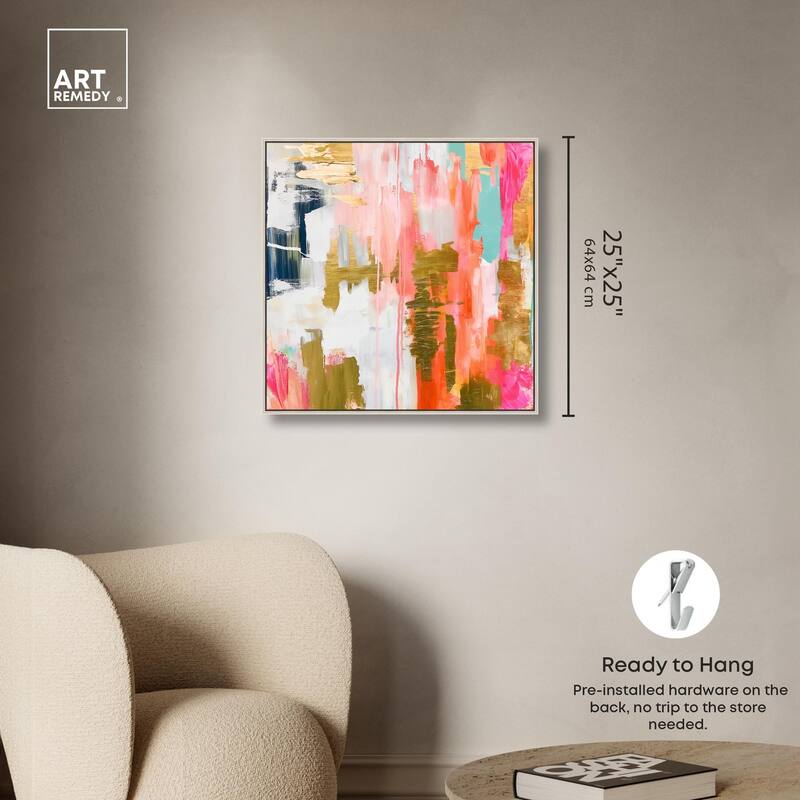 Exuberant Hues I Canvas by Art Remedy