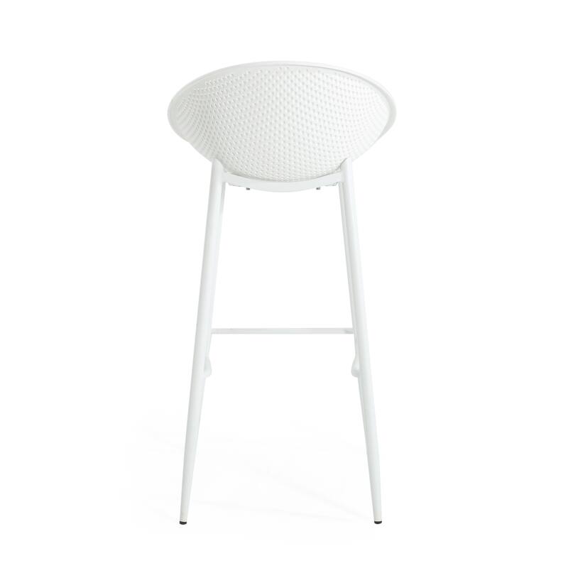 Gable Outdoor/Indoor Modern 26-inch Height Barstools (Set of 2) by Christopher Knight Home