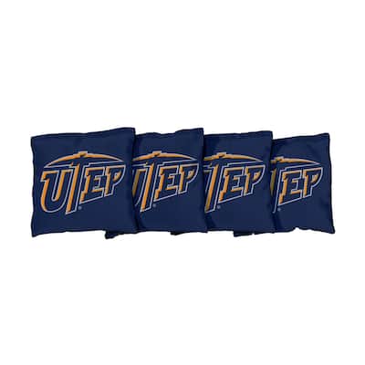 Texas El Paso Miners Blue Cornhole Bags