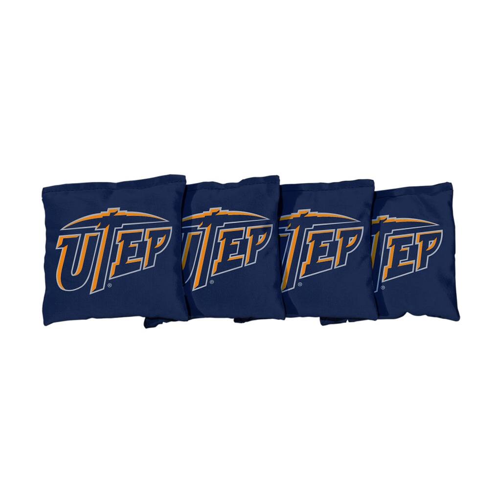 Texas El Paso Miners Blue Cornhole Bags
