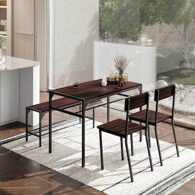 Futzca Dining Table Set, Kitchen Bar Table and Chairs, 3 Or 4 Pieces
