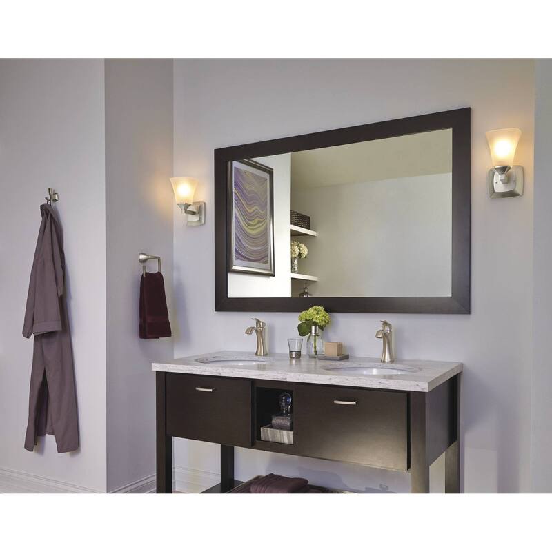 Moen Voss 5" Wide 1 Light Reversible Bathroom Vanity Light Fixture