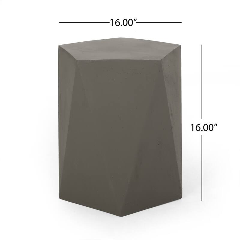 Apollo Outdoor Modern Side Table by Christopher Knight Home
