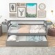 preview thumbnail 13 of 12, Full Size Metal Loft Bed with Desk & Shelves - Durable & Stylish