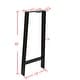 preview thumbnail 3 of 14, H Type Square Tube Heavy Duty Table Legs for Furniture 32" (2 pc)