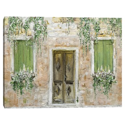 Bienvenue Light by Studio Arts Canvas Art Print