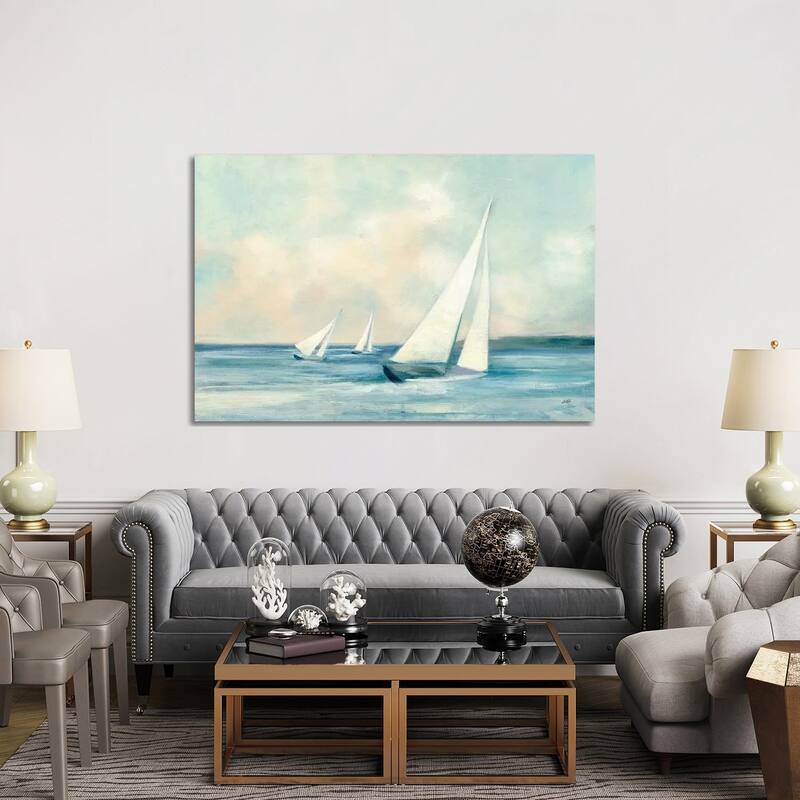 iCanvas "Sailboats at Sunrise" by Julia Purinton Canvas Print