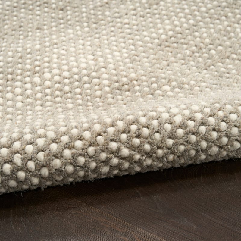 DKNY Pure Rows Handwoven Farmhouse Wool Indoor Rug