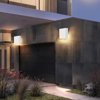 Wall Lights Outdoor Wall Sconce Waterproof Outdoor Wall Lamps Up and Down Lighting Exterior Sconces Porch Lantern