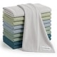 preview thumbnail 14 of 73, Baby Burp Cloths Set, Large 6-Layer, 100% Cotton Comfy Cubs Multicolor Boy 10P