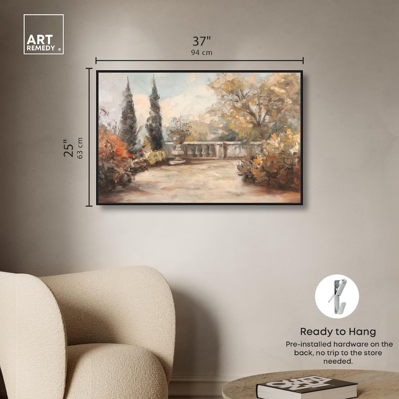 Autumnal Arbor Canvas by Art Remedy