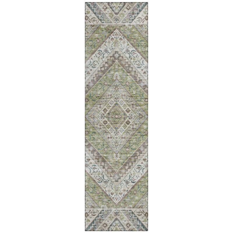 Machine Washable Indoor/Outdoor Traditional Ali Chantille Rug