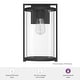 preview thumbnail 5 of 6, Hunter Astwood Outdoor WeatherMax Black Wall Light - Transitional, Modern - Front Porch, Patio, Garage - Corrosion Resistant!