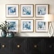 preview thumbnail 2 of 5, Uttermost Fresh Start Blue Abstract Prints, Set of 6