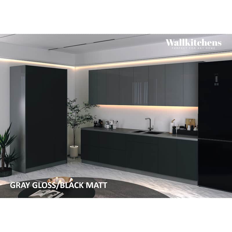 Kitchen Oasis Collection Black Color Base Size 10Ft Wide - 123x50