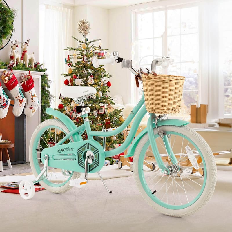 Prorider 18" Kid's Bike with Training Wheels Adjustable Handlebar Seat - See Details