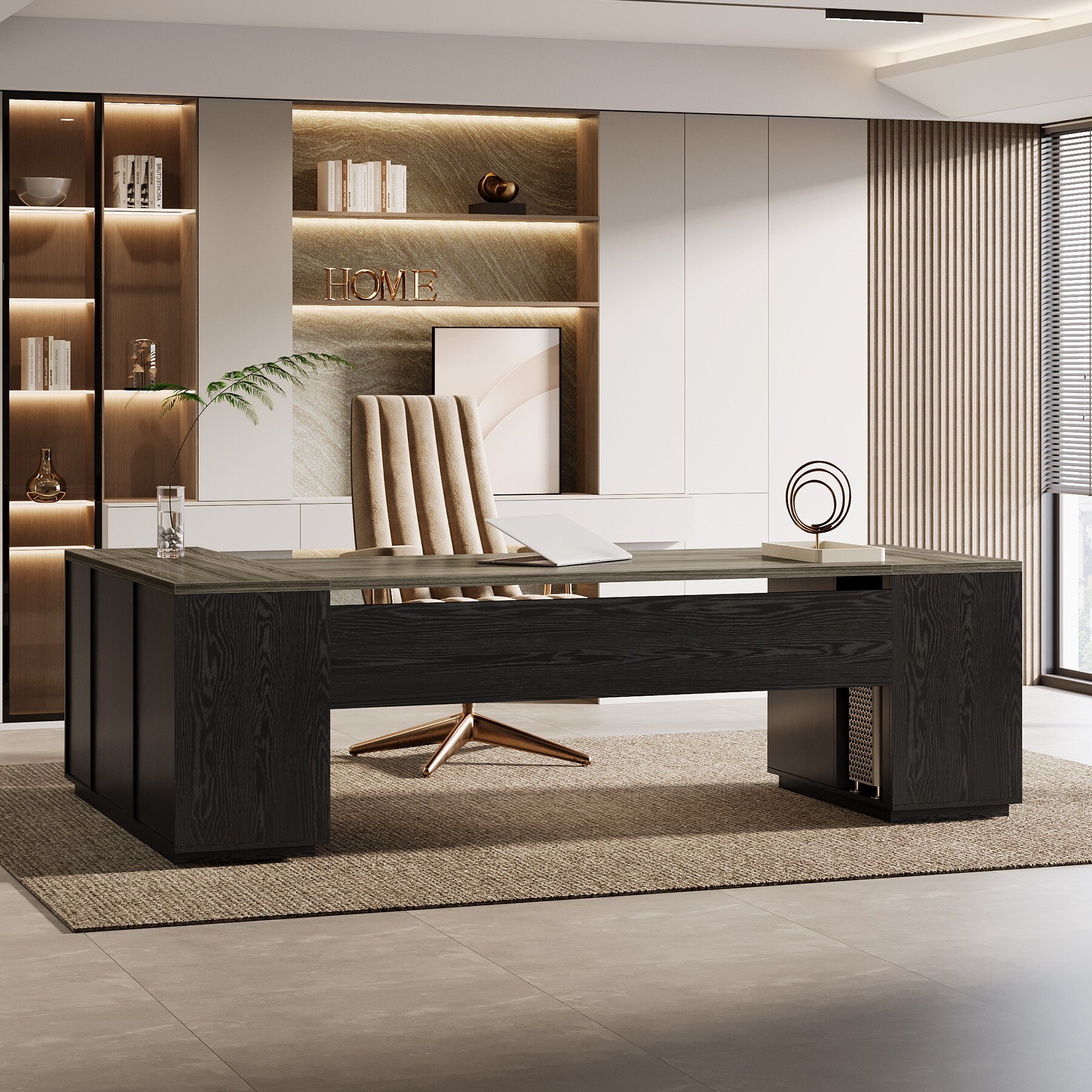 86''-L-Shaped-Corner-Executive
