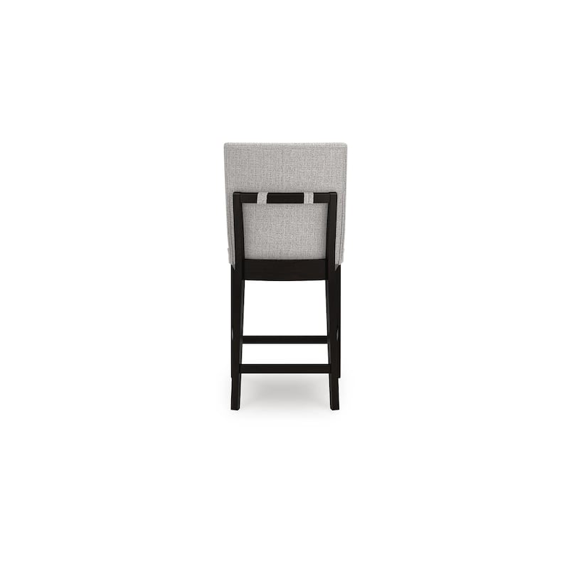 Signature Design by Ashley Neymorton Dark Brown/Gray Counter Height Barstool - 19" W x 22" D x 40" H