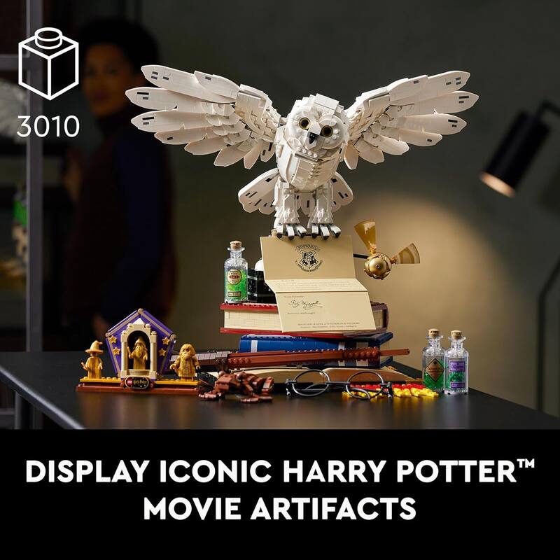 Adult Hogwarts Ikonen Sammler Building Set, 3010 Pieces - Age 18+