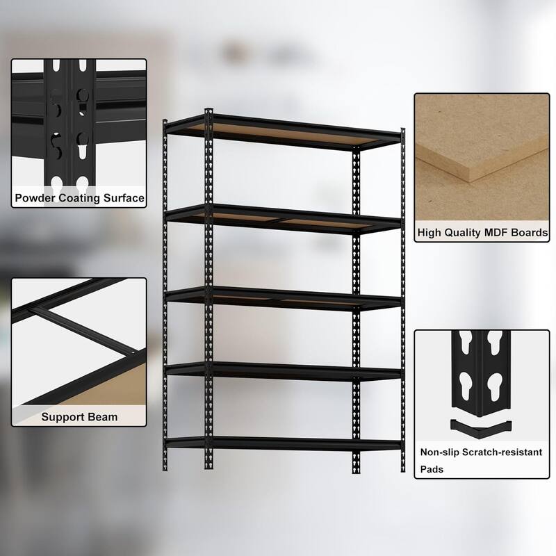 5-Tier Storage Shelves