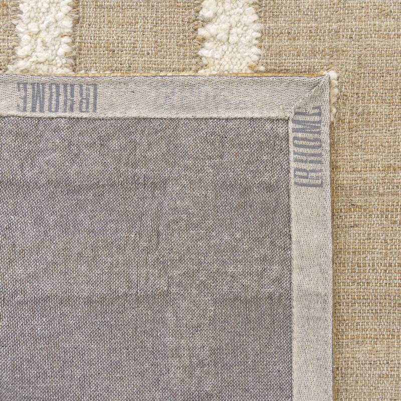 Sevita Natural/Ivory Contemporary Abstract Area Rug