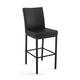 Option Black Faux Leather / Black Metal